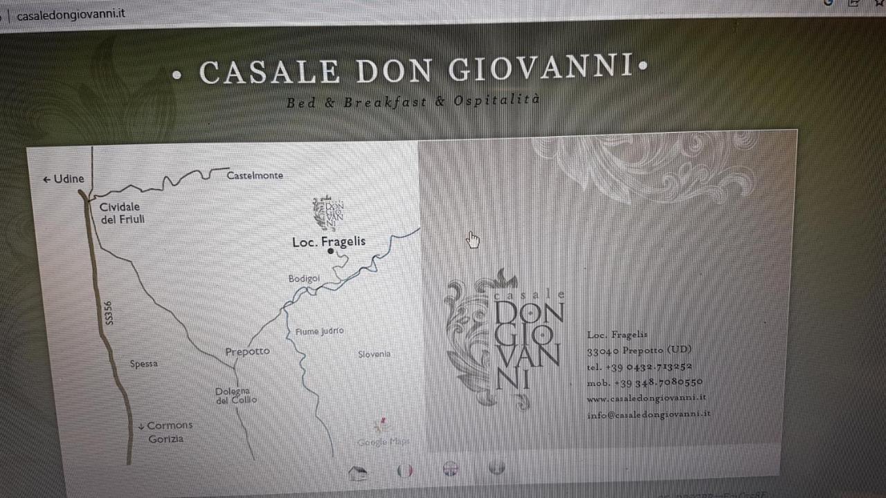 Casale Don Giovanni Prepotto  Zewnętrze zdjęcie